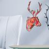 Wall Mounted Deer Head Model Figurine, Statue Craft Decoration Collectible, Housewarming Gifts