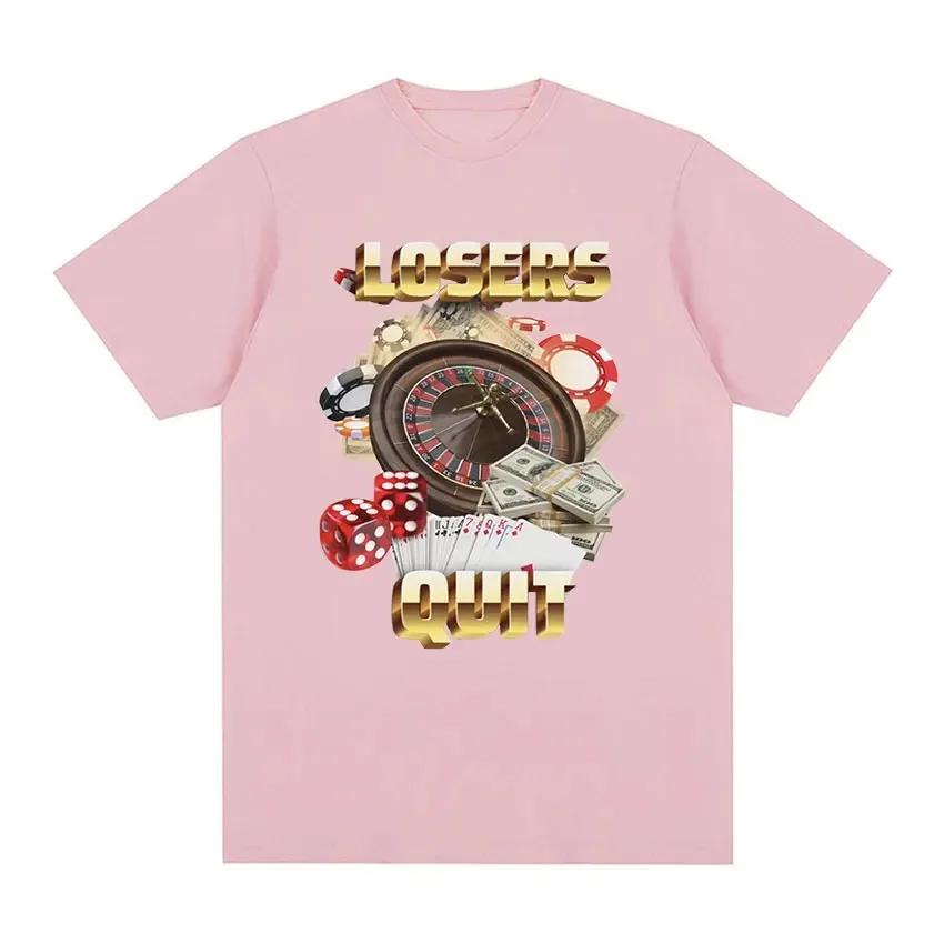 T Shirt Men's Vintage Fashion O-Neck Clothing T-shirts Unisex Casual Cotton Oversized T-shirt
