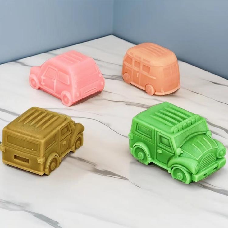 Bus Car Resin Molds for Making Candle Soap Chocolate, Muffins, Mousses, Fondant