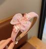 1 fascia per capelli da donna rosa primaverile con faccia di coniglio dei cartoni animati, per lavare il viso, con pompetta, carina, piccola, fresca, con personalità
