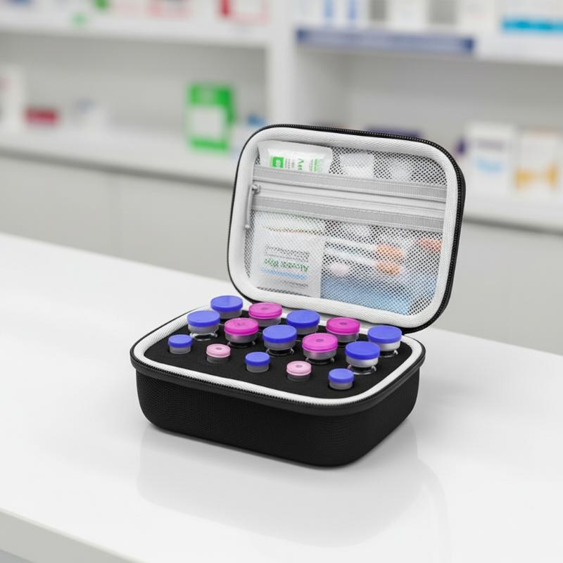 Wear-resistant Insulin Vial Holder - Shockproof Storage Case for 3ml/10ml Vials - Dust-proof Medicine Organizer (Multiple Slots)