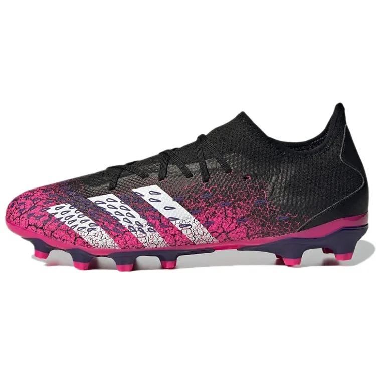 adidas Predator Freak.3 Low Black / Pink (Unisex) Soccer Shoes FZ3706