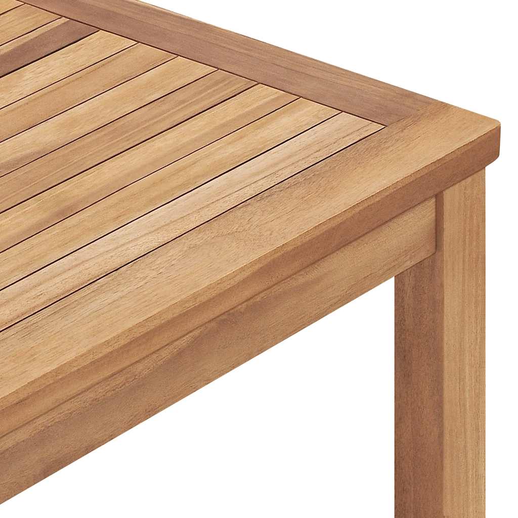 vidaXL Garten-Esstisch 160x80x77 cm Massivholz Teak