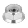 1pc Titanium Alloy Flange Lock Nut M5 M6 M8 M10 M14 Sprocket Flange Nut  for Bike Maintenance