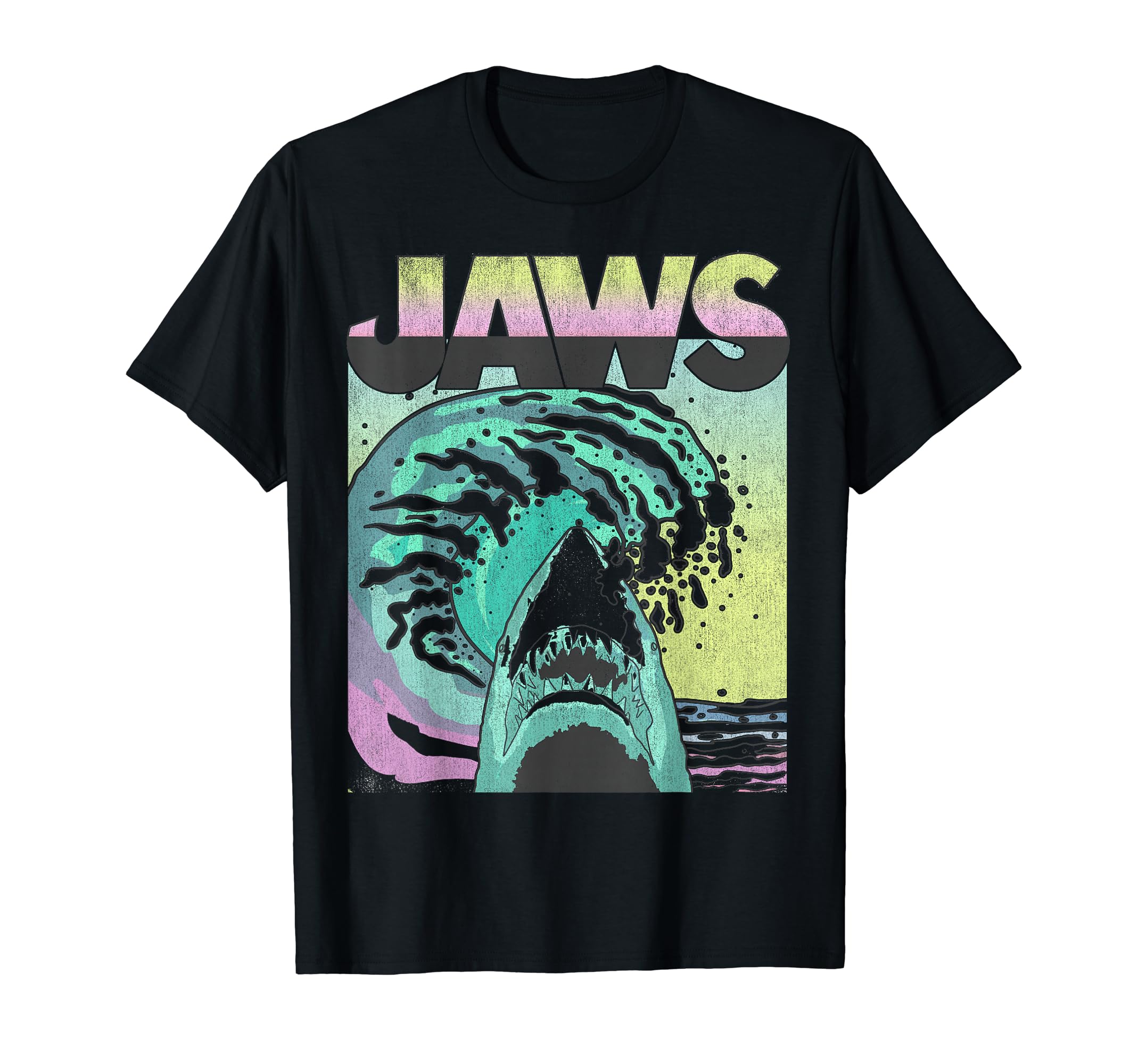 

Jaws Retro Wave Poster T-Shirt