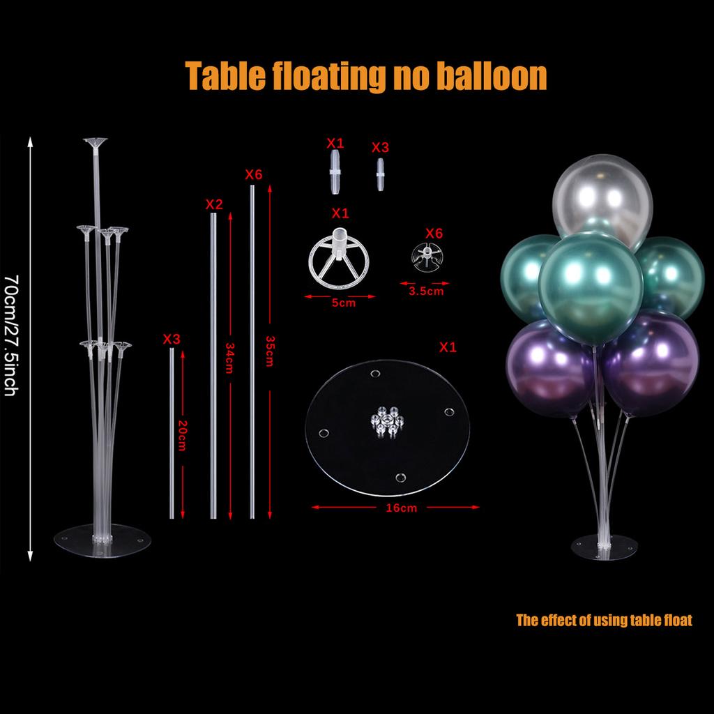 Birthday Balloon Support Balloon Stand Balloon Holder Balloon Stick Tubes Wedding Birthday Party Decoration Kids Baby Shower
