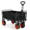 WEZHO Foldable Outdoor Camping Wagon with Off-Road Wheels