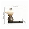 Ceramic Sculpture Modern Tabletop Ornament Minimalist for Home Office, Entryway