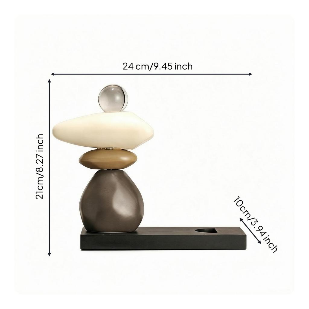Ceramic Sculpture Modern Tabletop Ornament Minimalist for Home Office, Entryway