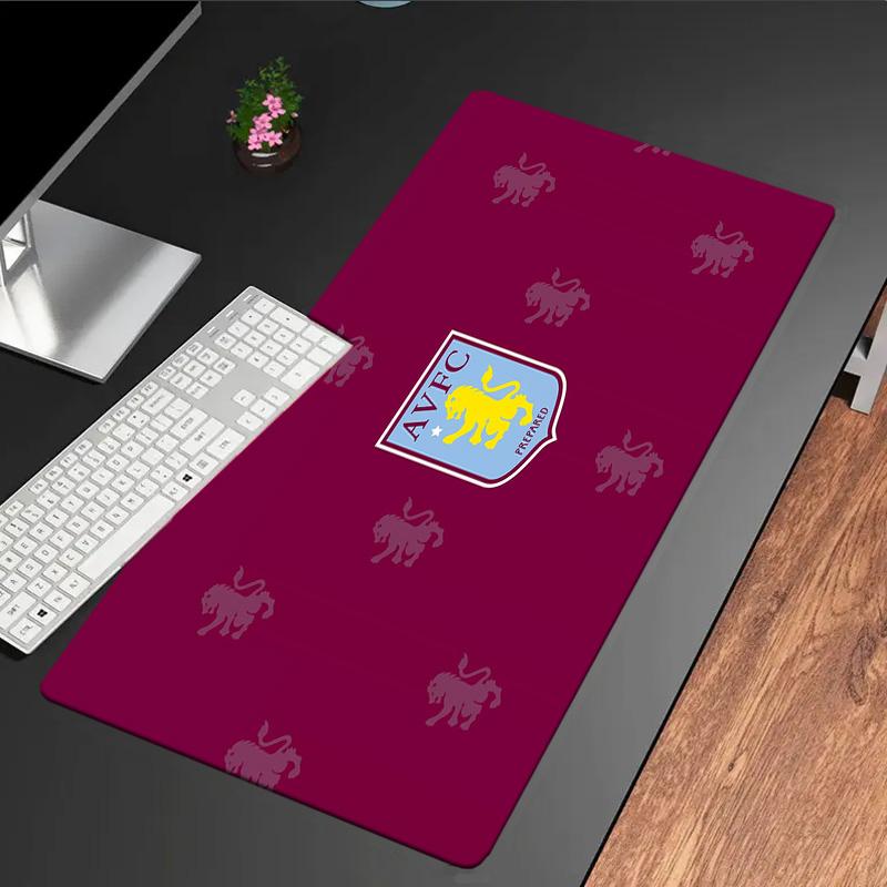 Tappetino per mouse del Football Club Aston Villa Tappetino per mouse, Tappetino per mouse da gioco, Tappetino per tastiera, Decorazione per scrivania per computer portatile Regalo per tifoso Regalo di compleanno