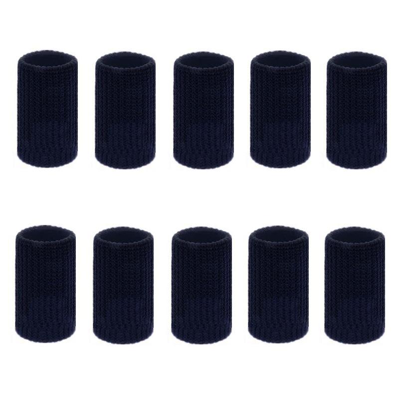 

10PCS Elastic Sports Finger Sleeves Arthritis Support Finger Guard Outdoor Gym Basketball Volleyball Finger Protection Corrector