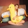 Lovely Duck Goose Dinosaur Plush Toys Cute Animal Long Pillow Stuffed Soft Sleeping Cushion for Children Kids Gift