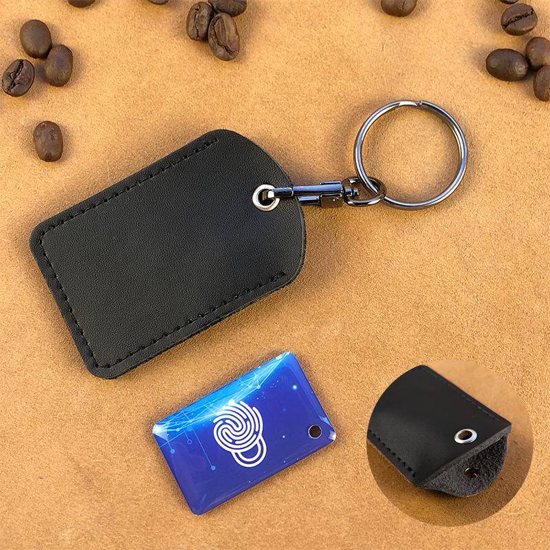 

Настраиваемый овальный кожаный держатель для пропусков лифта In Stock