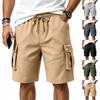 Mens Athletic Shorts Loose Fit Cargo Shorts for Men Drawstring Waist Five Pocket Gym Shorts Men Basketball Shorts Men Workout Shorts Men