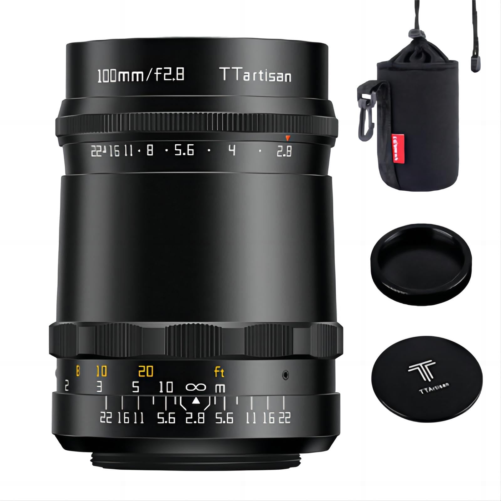 

TTArtisan 100mm Full Size Compatible Bubble Bokeh Lens Bubble Bokeh Compatible with M42 Mount Camera F2.8