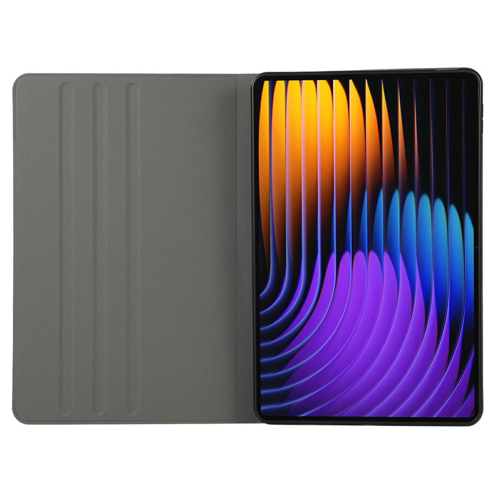 

For Xiaomi Pad 7 Pro/Pad 7 Case PU Leather Folding Stand Tablet Protective Cover Blue