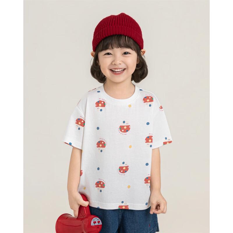 Youyou Girls Anti-bacterial Lyocell Short Sleeve T-Shirt 140 cm