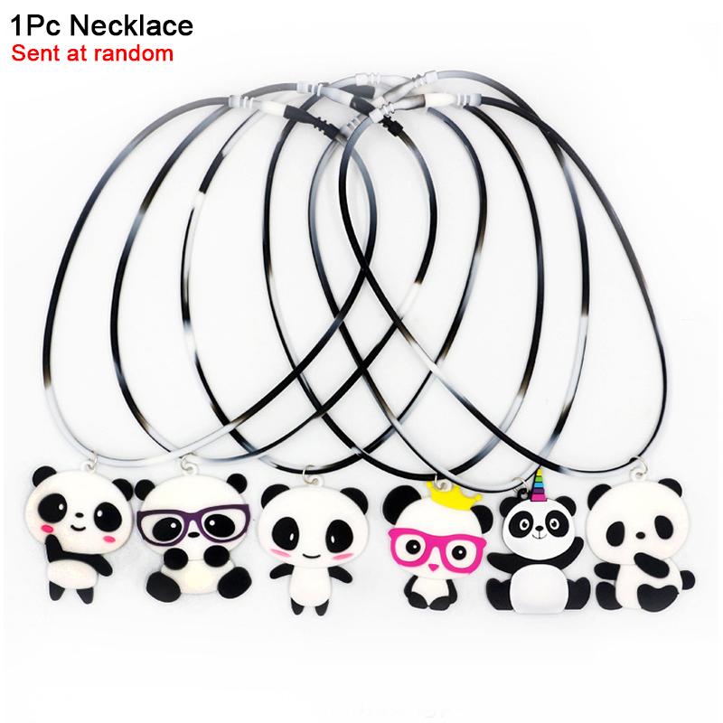 

Cartoon Panda Party Gift Animal Rubber Bangle Bracelet Keychain Bookmarks for Kids Birthday Party Decoration Favors Baby Shower