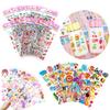 20/30/50Sheets Random Mixed Styles 3D Bubble Stickers Cute Cartoon Patterns Decorative Stickers Scrapbooking Craft Materials ZYF