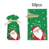 50pcs Christmas Presents Bags Candy Bag Christmas Decorations New Year Presents