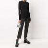 WE11DONE Ribbed Solid Color Slim Fit Long Sleeve Pullover Sweater Unisex sweater Black WD-KO8-200-44-U-BK
