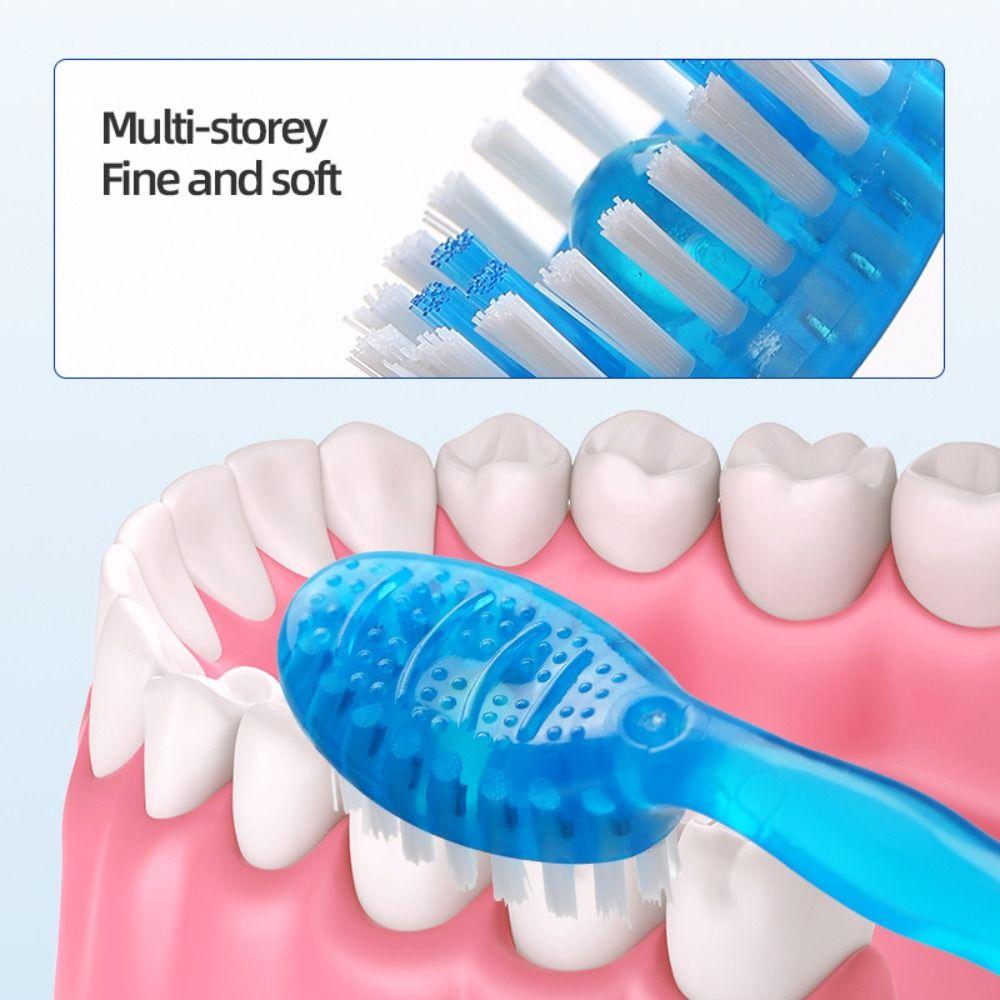 26Pcs Creative Disposable Portable Toothbrush 5 in 1 Adult Cleaning Toothbrush Travel Use
