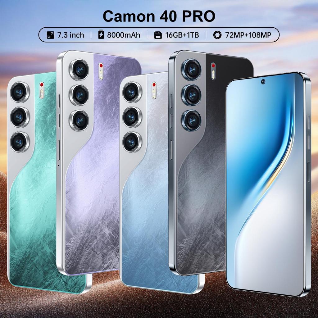 Camon 40 Pro Android Smartphone 7,3" Bildschirm 16 GB + 1 TB