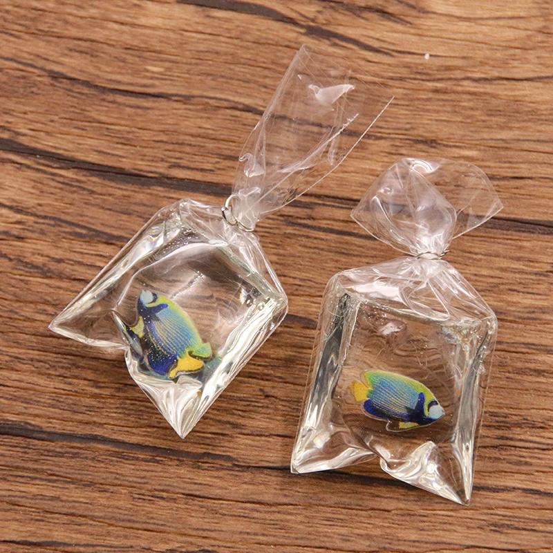 5Pcs 8 Color 24*53mm Transparent Resin Clownfish Charms In Water Jewelry Pendant Fish Bag Earrings Handmade DIY Material
