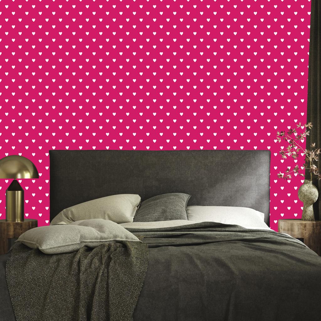 Purple and Powder Pink Hearts Wallpaper 50x1000