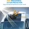 Waterproof Window Shade Cover Collapsible RV Skylight Shade Thickened Sunroof Curtain  Vent