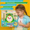Wooden Calendar for Kids Montessori Learning Clock 7 in 1 Toddler Daily Calendar Educational Toy for Preschool Time Telling