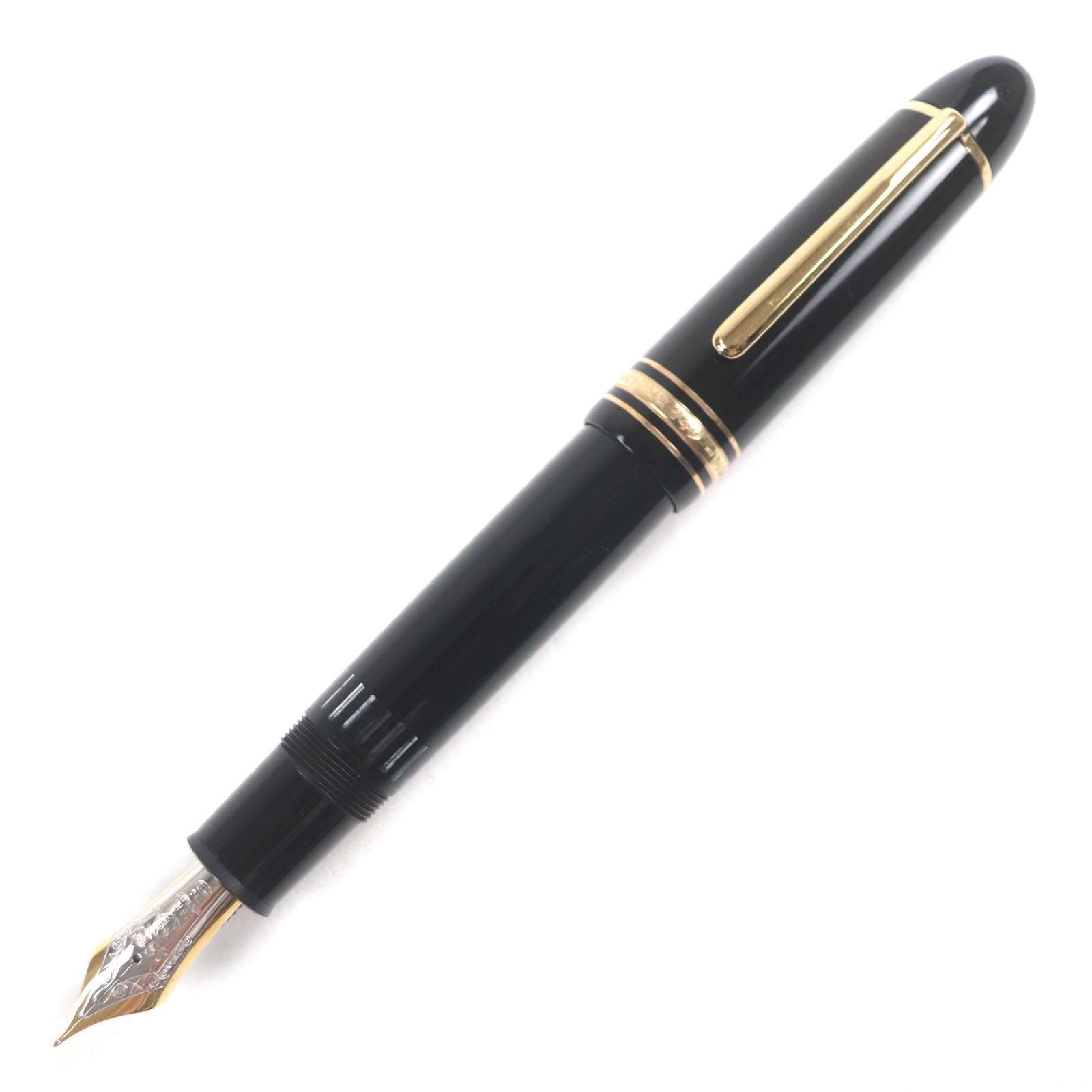 

Чудова ручка MONTBLANC Meisterstck 149 біла зірка Чорне золото 18K чоловіча Вживана