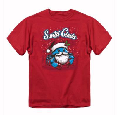 Santa Claws Crab Christmas Short Sleeve T-Shirt NEW Fast Free Ship Unisex T-Shirt