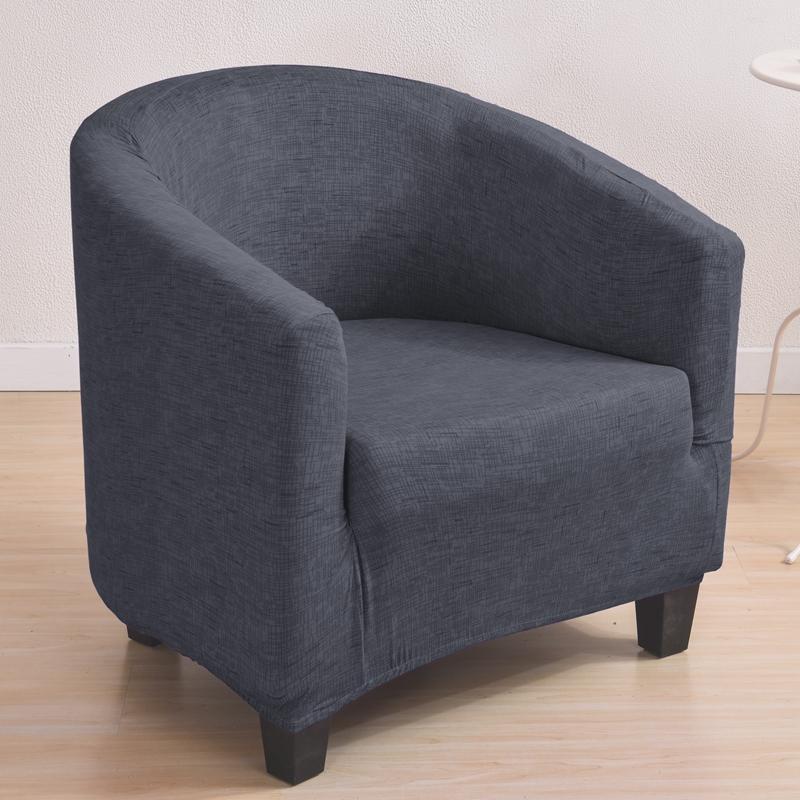 Elastic Club Chair Cover Christmas BathTub Armchair Covers Bar Counter Single Sofa Protector Dust-proof Furniture Slipcover 1PC