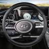 Auto Lenkradabdeckung Leder 38cm Für Hyundai Tucson 2022 NX4 Elantra Sonata 10. 2022 Auto Zubehör