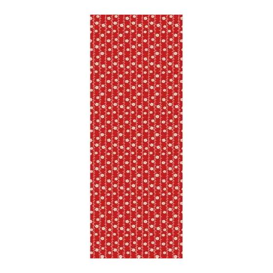 Hamamonyo Tenugui Towel - Weeping Plum Pattern, 100% Cotton, Approx. 34cm x 90cm, Printed, Raw Edge