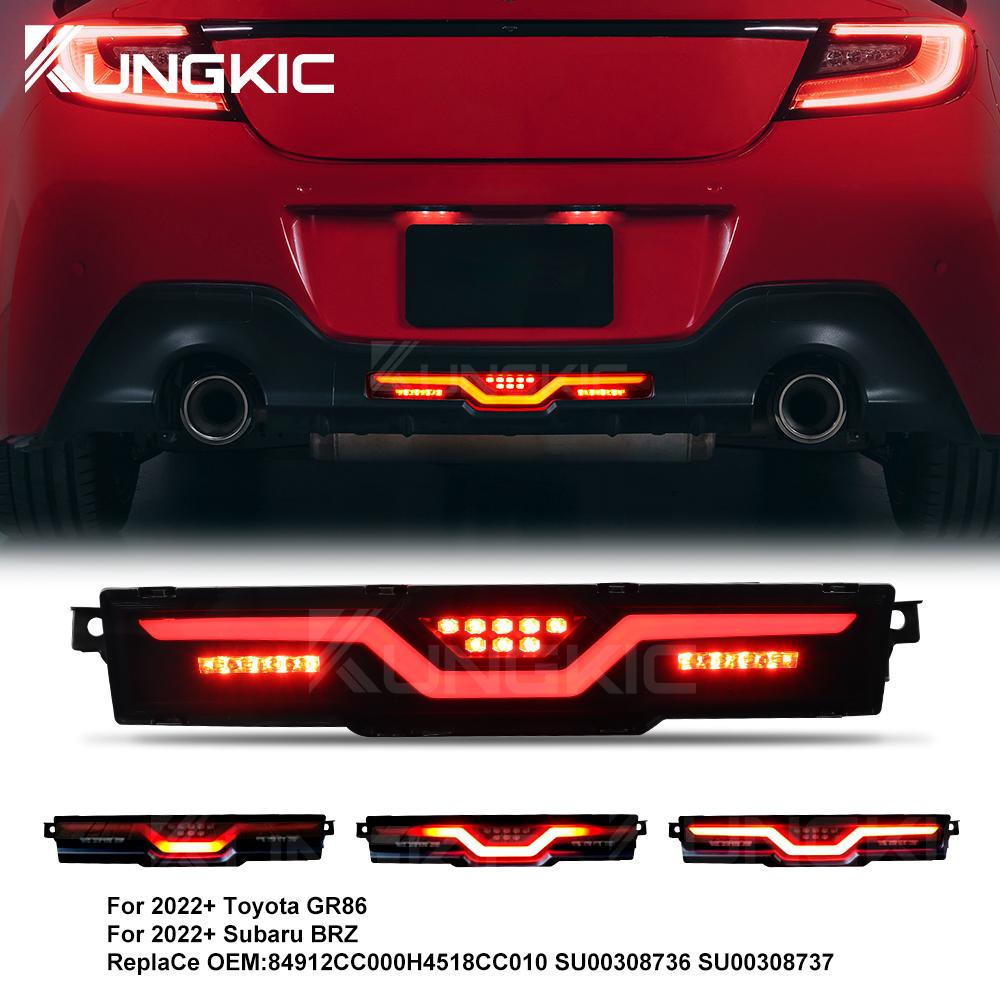 For Toyota ZN8 GR86 Subaru BRZ ZD8 2021 2022 2023 2024 2025 For USDM JDM Rear Bumper Running Dynamic Signal Reflector Brake Lamp