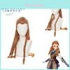 Peruca Cosplay Aloy de Genshin Impacto Cabelo Longo Ideias de Fantasia de Halloween