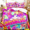 Anime Muse Dash Game Bedding Set Duvet Cover Bed Set Quilt Cover Pillowcase Comforter King Queen Size Boys Adult Bedding Set