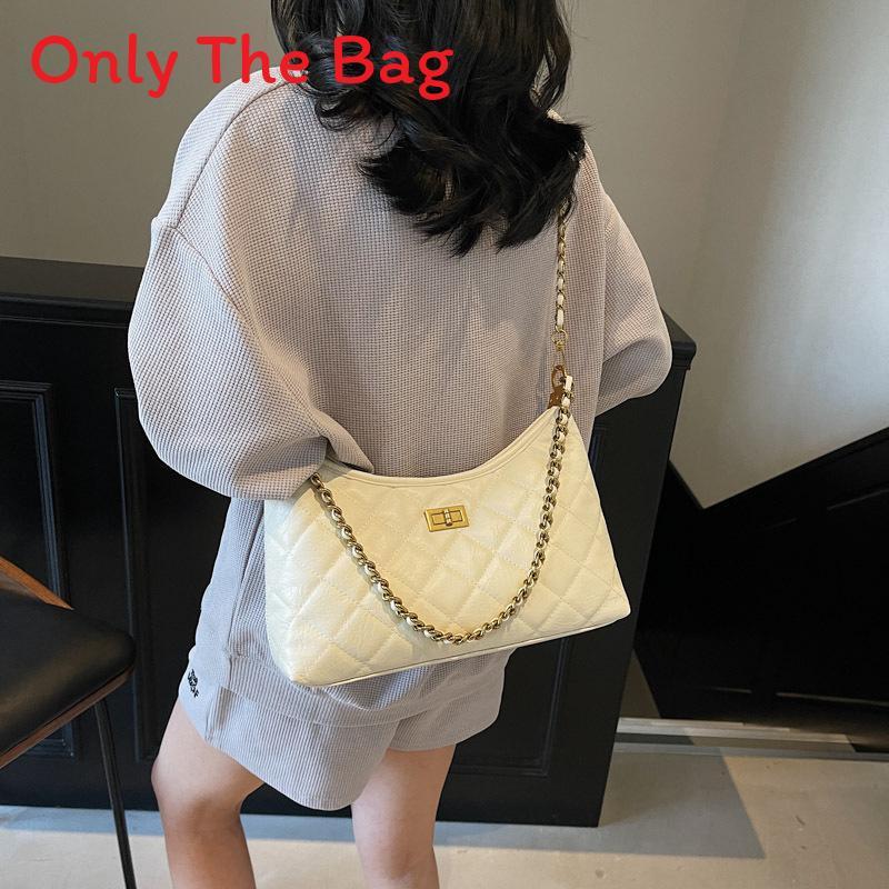 Classic Pocket Waterresistant Pu Chain Shoulder Bag For Urban Use