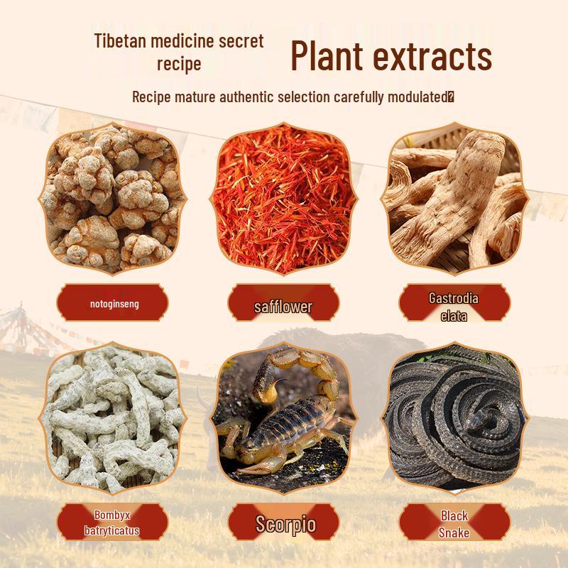 Tibetan Medicine Facial Paralysis Health Patch for Spasms, Numbness, Mouth & Eye Deviation