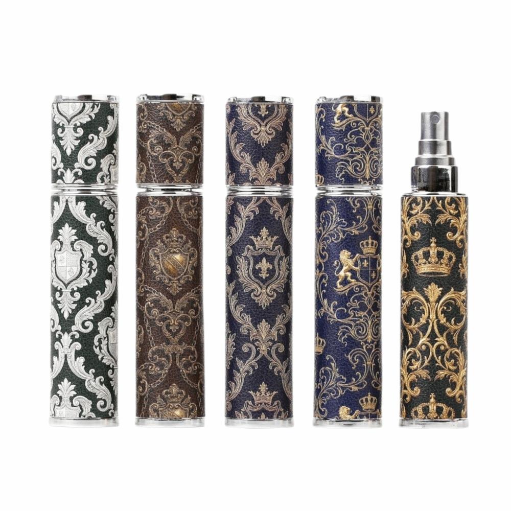 Refillable Fragrance Atomizer Leather Mini Perfume Bottle for Travel Cosmetic Dispenser