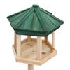 Bird Feeders Standing Bird Feeder Solid Firwood 33X106 Cm