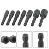 1/4 Inch Hex Shank Screw Tap Socket Adapter Black M4-M14 Machine
