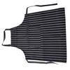 Bib Apron Waterproof Adjustable Kitchen Cooking Aprons with Dual Pockets for Kitchens Restaurants BakersBlack and White