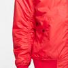 Nike Sportbekleidung Windrunner Einfarbig Markenlogo-Druck Wendbar Kapuzen-Baumwolljacke Herrenjacke Rot CJ4378-657