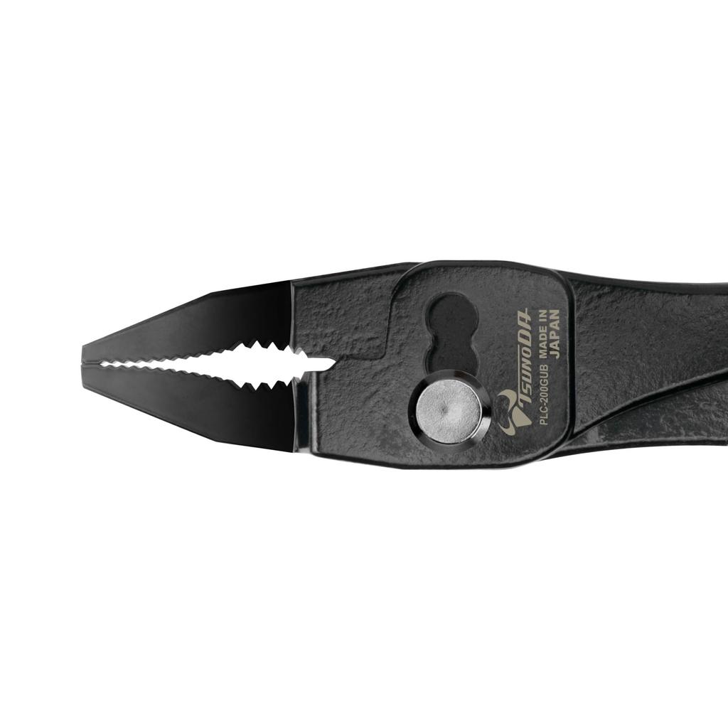 Tsunoda Ultra-Thin Hold Pliers, Bent Type, 200mm, PLC-200GUB