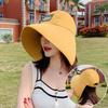 Women's Large Brim Beach Sun Hat Summer Outdoor UV Protection Sun Hat for Fishing Camping Traveling