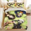 Seturi de lenjerie de pat Uchiha Naruto Uzumaki Nor Roșu Anime Plapumă de uz casnic Husă de pilotă Itachi Textile pentru casă Set de pat Cadou pentru copii