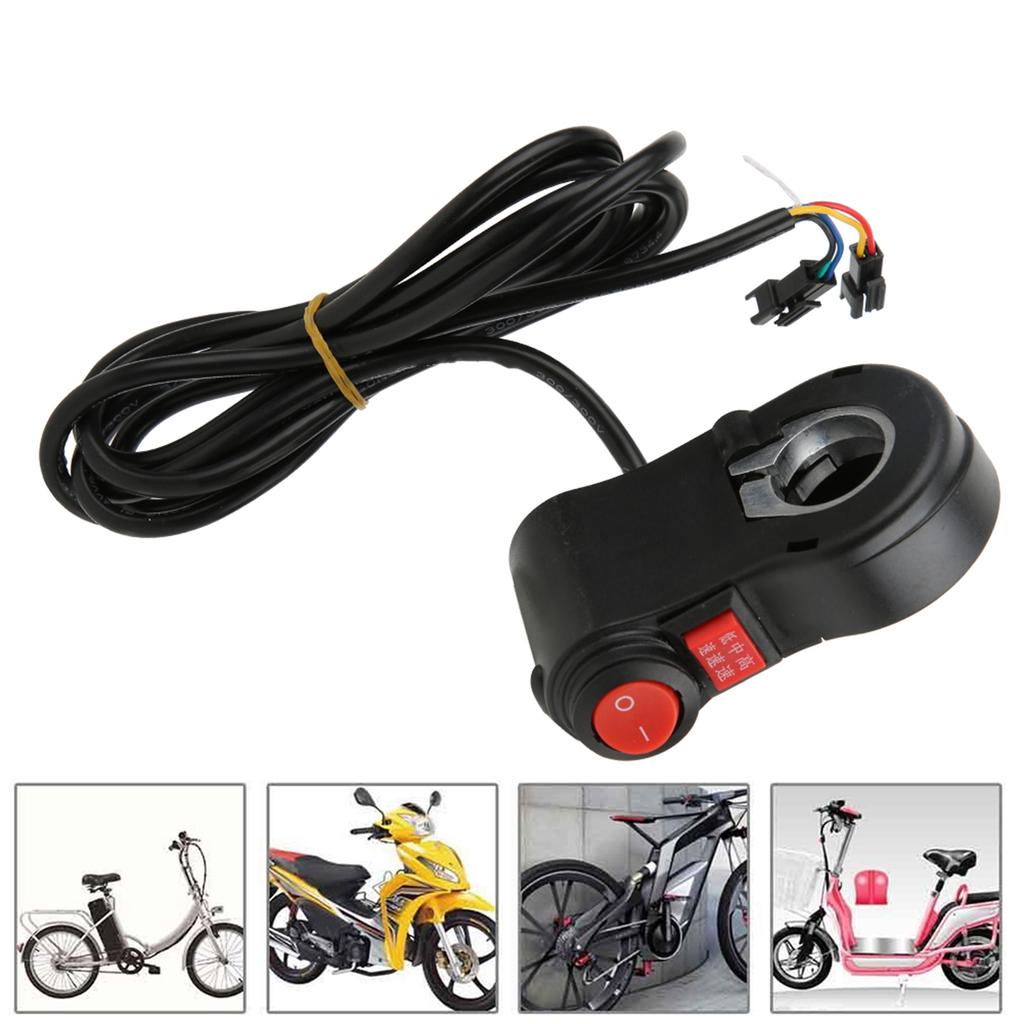 5pcs Handlebar Switch OnOff Push Button 3 Speed Position Accessory for Electric Bike